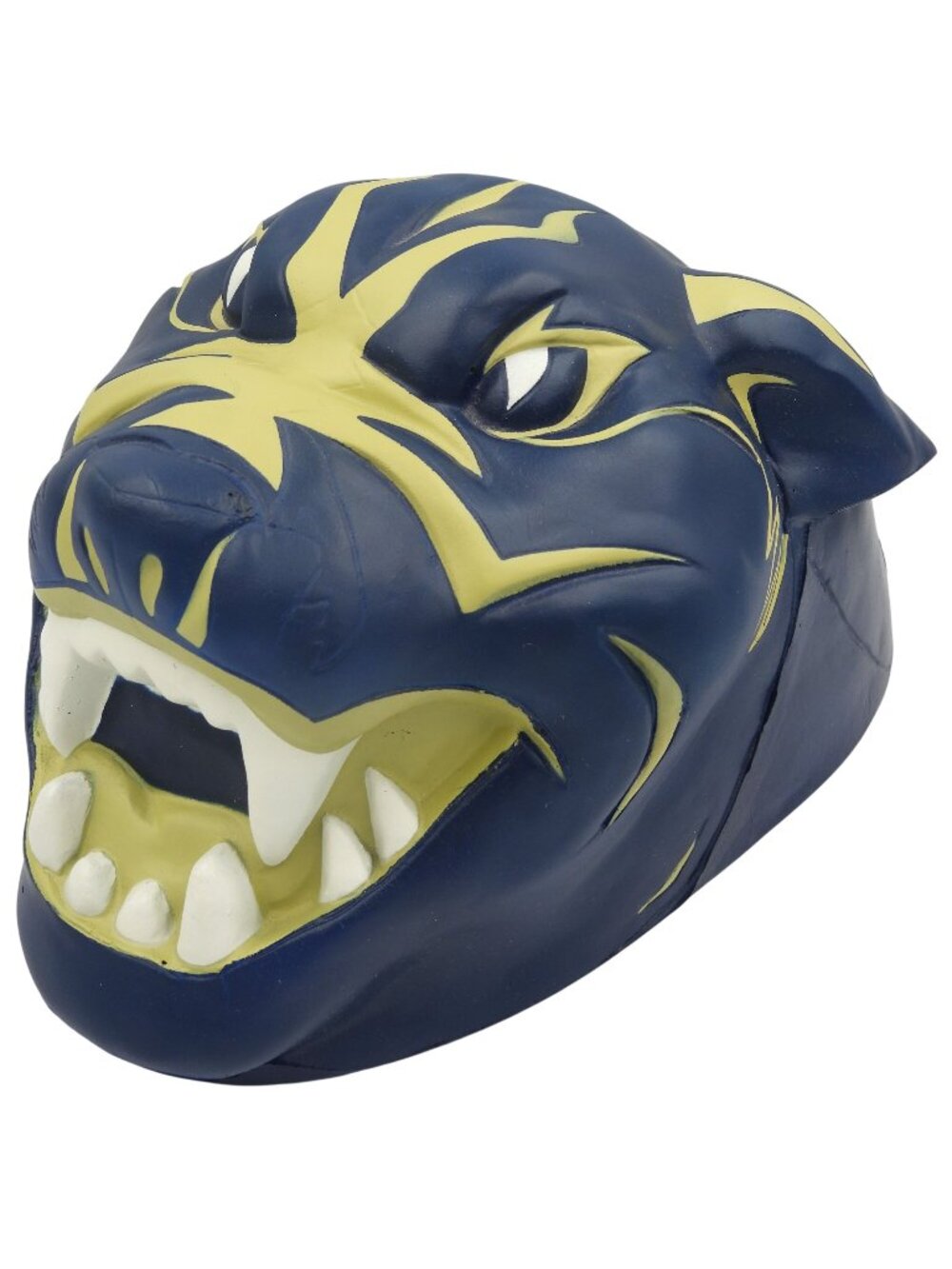 Foam Head Pantherhead University Of Pittsburgh Mascot Pitt Panther Blue Gold Hat